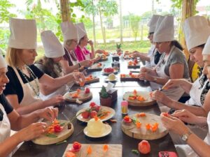 COOKING CLASS IN TRA QUE VEGETABLE VILLAGE AND LANTERN MAKING